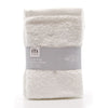 Meridiana Super Soft 100% Cotton Family Washcloths. Machine Washable. White. 3 Pack. 30cm X 30cm X