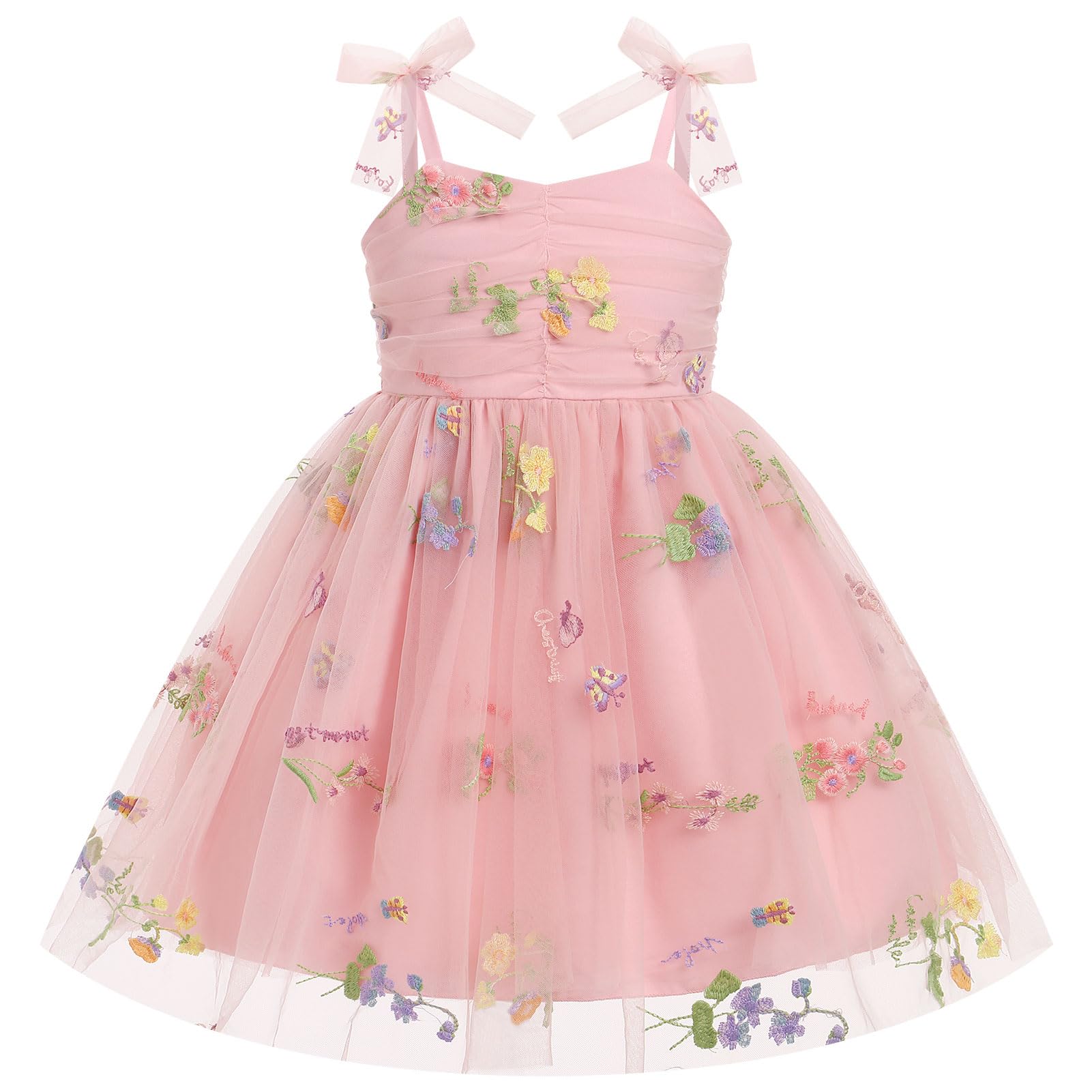 Imekis Fairy Dresses For Girls: 1St 2Nd Birthday Cake Smash Graduation Kids Baby Smocked Easter Dress Toddler Tea Party Flower G