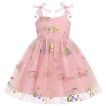 Imekis Fairy Dresses For Girls: 1St 2Nd Birthday Cake Smash Graduation Kids Baby Smocked Easter Dress Toddler Tea Party Flower G