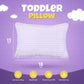 Utopia Bedding Toddler Pillow (Lavender, 2 Pack), 13X18 Pillows For Sleeping, Soft And Breathable Cotton Blend Shell, Small Kids