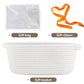 Pro Goleem Small Woven Basket With Gift Bags And Ribbons Durable Baskets For Fathers Day Gift Empty Small Rope Basket For Storag