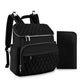 NatuFuse Baby Diaper Bag Backpack, Expandable Baby Bag for Girl Boy, Travel Diaper Backpack with Insulated Pocket, Changing Pad,