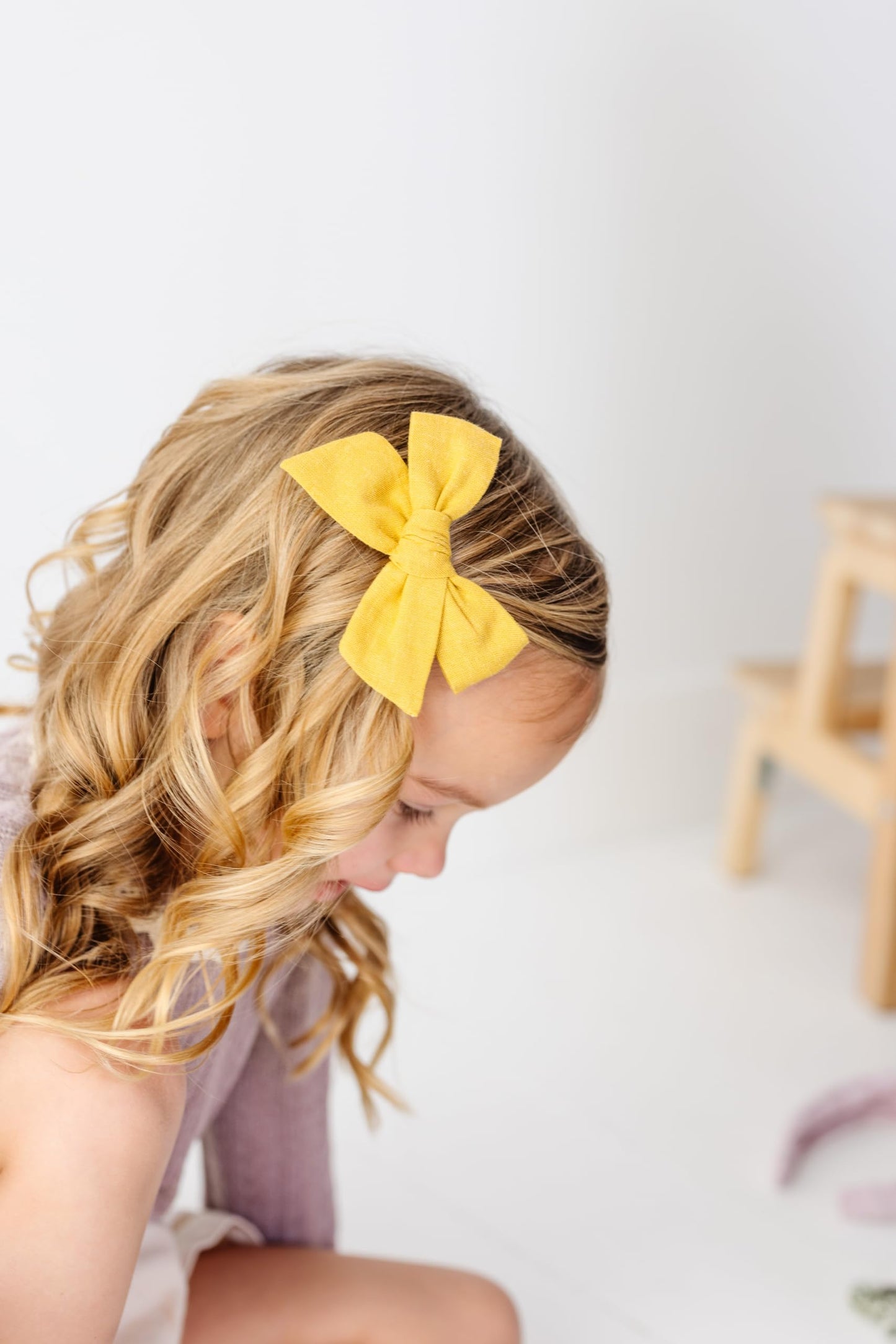 Little Poppy Co. Three Hair Bows Set - Stylish Handmade Accessories For Babies, Toddlers And Girls | Premium Quality Clips (Sava