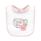 Hudson Baby Unisex Baby Cotton Bibs, Girl Whimsical Dog, One Size