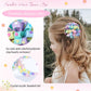 Cn 4Pcs Hair Bows For Girls, Flower Hair Rainbow Accessories For Girls Rainbow Toddler Bows With Alligator Clips Girl Hair Acces
