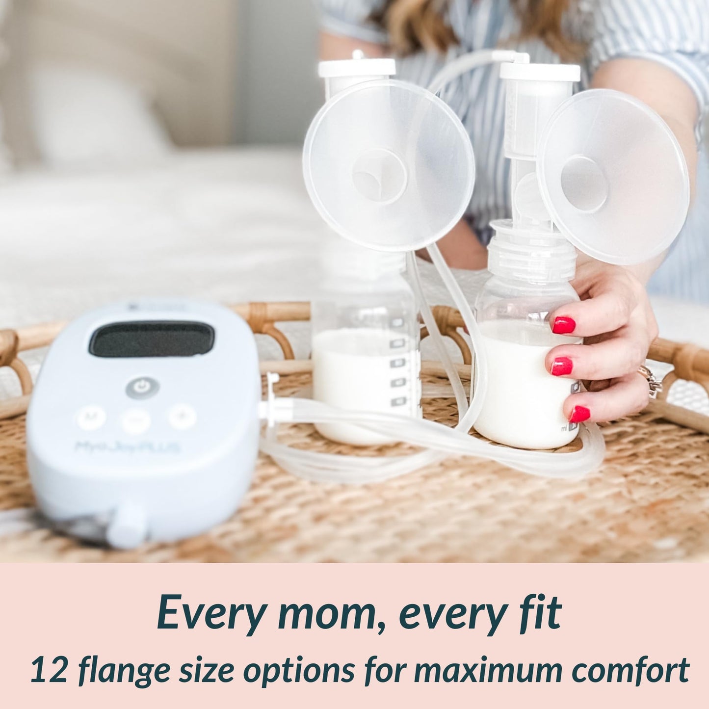 Ameda Customfit Breast Pump Flange | 28.5Mm | Medium | Ameda Pump Parts | Works With Hygienikit And Mya Joy, Mya Joy Plus And Pe