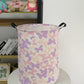 ACMUUNI Butterfly Storage Basket Canvas Clothes Baby Laundry Hamper Pink Gift Laundry Bins Storage Hamper for Kids Boys and Girl