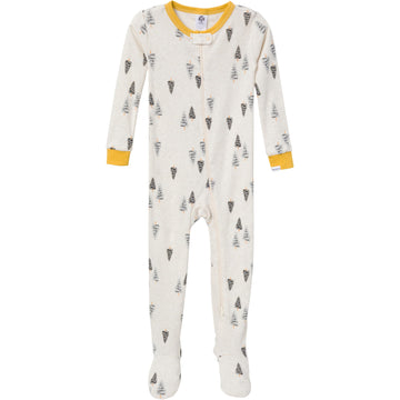 Gerber Baby-Boys 4-Pack Footed Pajamas, Moose