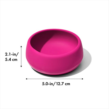Oxo Tot Silicone Bowl Pink