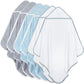 6 Packs Bamboo Hooded Towel Absorbent Soft Baby Bath Towel Unisex Newborn Baby Bath Essentials for Infant Baby Boy Girl, Gift Wh