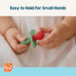RaZbaby 2-Pack Silicone Berrybumps Baby Teething Toys - BPA Free, Hands Free Design, Teething Relief