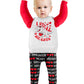 Dakeik Toddler Boy Valentines Day Outfit 5T-6T Boy Valentines Day Outfit Dinosaur Pattern I Steal Hearts Long Sleeve Cute Letter