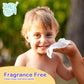 Happy Bum - 180 Count Saline Baby Wipes, Unscented, 7.4 X 7.2 Inch, Moist And Refreshing, Multi-Purpose Use, Ideal For Travel