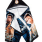 Star Wars Hooded Towel Finn, Rey & Bb8 Cotton Bath, Beach, Pool