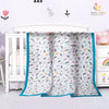 baby wish Muslin Cotton Baby Dohar Blanket Swaddle Giftset Pack of 1 Feather