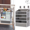 Wishjazz Xl Hanging Diaper Caddy Organizer For Changing Table, Crib, Playard, Wall & Door, Reinforced Diaper Stacker And Nursery