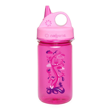 Nalgene Kids Sustain Grip-N-Gulp Water Bottles Made With Material Derived From 50% Plastic Waste, Leak Proof Sippy Cup, Durable,