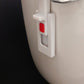 Childproof Toilet Handle Lock (2-Pack, White Button)