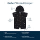Gerber Baby Boys Hooded Cotton Romper, Sunrise, 12 Months