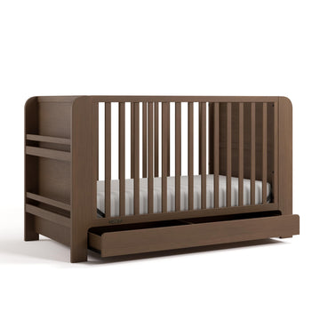 Graco Read-With-Me 4-In-1 Convertible Crib With Drawer (Hazelnut) - Greenguard Gold Certified Converts To Toddler Bed, Daybed, A