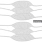 Tobeinstyle Babies' 6-Pack Comfortable Newborn Baby Belly Binder - White - One Size
