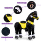 PonyCycle Pony Cycle 4-8 Ride on Pony Toy Spring Rocking Horse Riding Toy Essential Model E (35.4 Height/Size 4) Horse Rider Rid