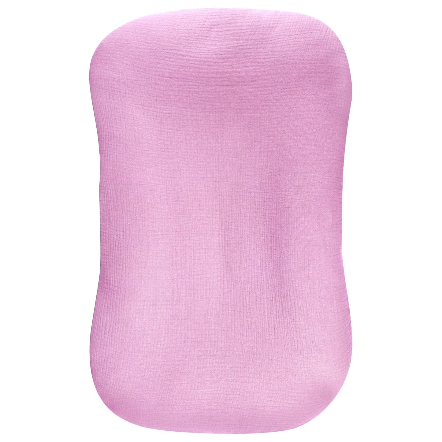 Hooyax Muslin Baby Lounger Cover Soft Organic Cotton Slipcover Fits Newborn Lounger For Baby Boys And Girls (Lavender)