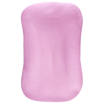 Hooyax Muslin Baby Lounger Cover Soft Organic Cotton Slipcover Fits Newborn Lounger For Baby Boys And Girls (Lavender)