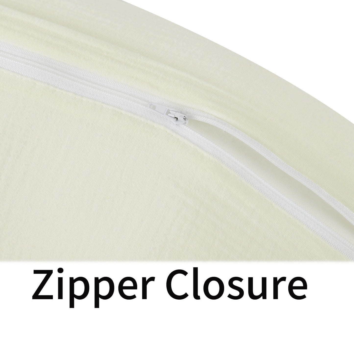Muslin Nursing Pillow Cover Soft 100% Cotton Feeding Pillow Slipcover Fits Standard Infant Nursing Pillow Or Positioner For Baby