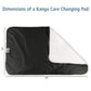 Kanga Care Reusable Absorbent & Waterproof Changing Pad 24' X 15' - Pebble