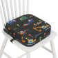 Wooshwa Toddler Booster Seat For Dining Table, Kids Booster Seat For Kitchen Chair With Non-Slip Bottom, Portable Detachable Was