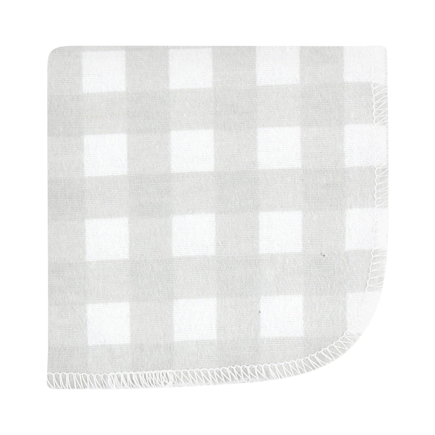 Hudson Baby Unisex Baby Flannel Washcloths, Neutral Woodland Pals 10Pk, One Size