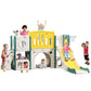 8 in 1 Toddler Slide Set, Kids Slide for Toddlers, Toddler Climber Slide PlaySet with Basketball Hoop,Outdoor Indoor Playground 