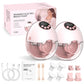 2Pack Hands Free Breast Pump - Wearable Breast Pumps with 4 Modes 12 Levels, Portable Breast Pumping for Work Travel Night with 
