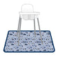 Bapronbaby Be Brave Police Patrol Splash Mat - Waterproof Catch-All For Under High Chairs, Floors, Tables, Playtime Or Arts & Cr