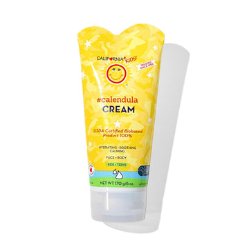 California Kids Calendula Cream | 100% Plant-Based Skin Care For Kids | Lavender Kids Lotion For Dry Sensitive Skin | Hypoallerg