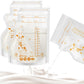 Mumgaroo Breastmilk Storage Bag Freezer, 8.5 Oz / 40 Pcs Breast Milk Storage Bags Freezer With Double Zip Lock, Self Standing, P