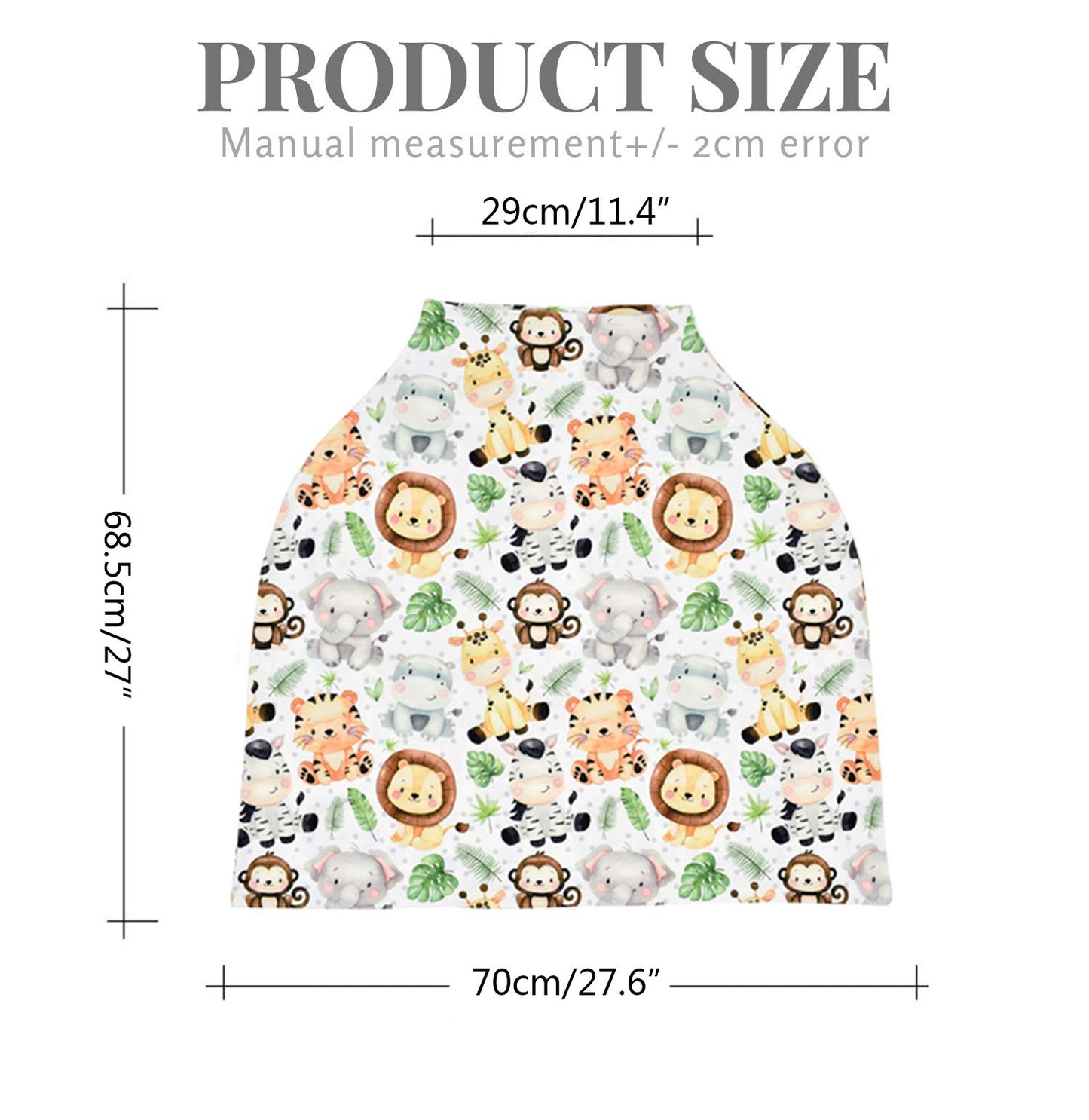 Terriboo Nursing Cover For Newborn Breastfeeding Multi Use Infant Stroller Canopy Unisex Baby Car Seat Cover High Chair Cover Sh