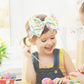 Yanjie 7' Easter Baby Girl Bows Egg Headband Easter Hair Bows Large Easter Baby Headband Toddler Girls Hair Accessories Infant