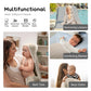 Arnzion Baby Hooded Towels For Babies And Toddlers, Muslin Baby Bath Towel Soft And Absorbency For Boys And Girls (Brown And Whi