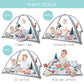 The Peanutshell 7 In 1 Baby Play Gym, Activity Center And Tummy Time Mat, Woodland Animals