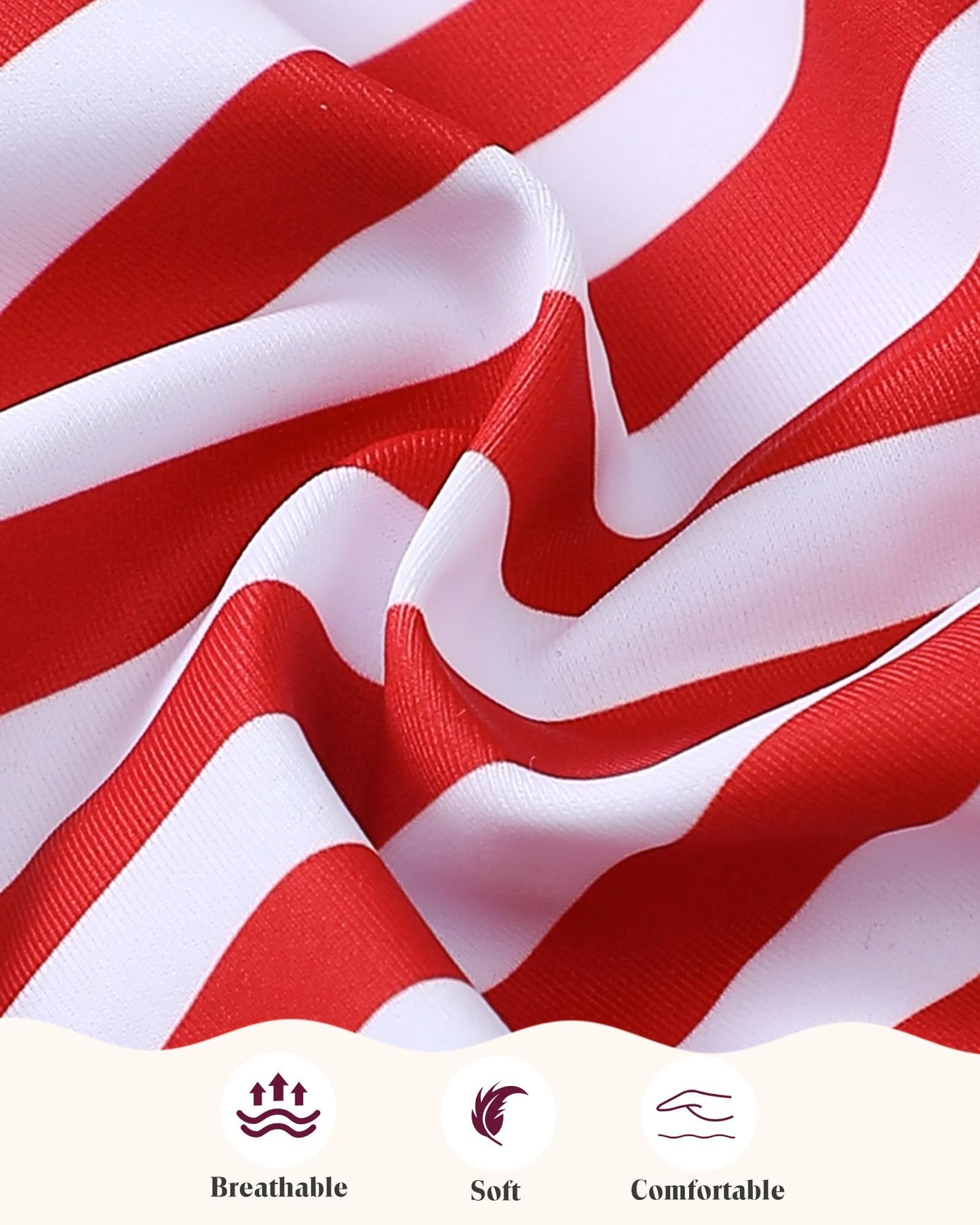 Baby Girl Swimsuit Infant 18-24 Month Bathing Suits Newborn Girls Summer Beach Swimwear Toddler Red Ruffle Stripe One Piece Swim