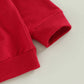Mozikqin Toddler Baby Christmas Outfit Girl Boy Crewneck Sweatshirt Letter Print Long Sleeve Sweater Shirt Fall Clothes (Santa'S