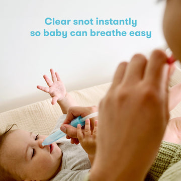 Frida Baby Saline Kit, Includes Nosefrida Nasal Aspirator For Baby, Baby Nose Sucker, Saline Nasal Spray For Babies With 10 Extr