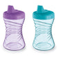 First Essentials By Nuk Fun Grips Hard Spout Spill Proof Sippy Cup, 10 Oz, 2-Pack - Bpa Free, Spill Proof Sippy Cup