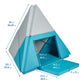 Ecr4Kids Softzone Camp, Canoe And Tumble Too, Folding Playmat, Contemporary