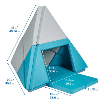 Ecr4Kids Softzone Camp, Canoe And Tumble Too, Folding Playmat, Contemporary