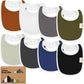 8-Pack Organic Baby Bibs For Boys, Girls - Soft Cotton Drooling And Teething Bibs For Baby Girl & Boy, Extra Absorbent, Easy To