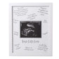 Tiny Ideas Sonogram Signature Frame Guest Book, Ultrasound Picture Keepsake, Gender Neutral Baby Shower Party Decor, Gift For Ex