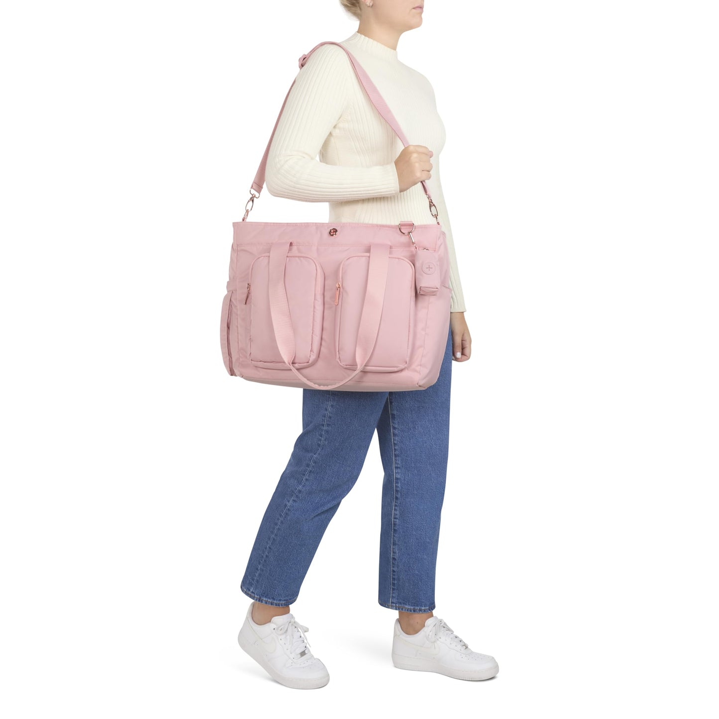 Huggies Carry All Weekender Tote Diaper Bag, Bridal Rose